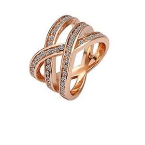 Nicole "Victorious" Rose Gold Plated Ring